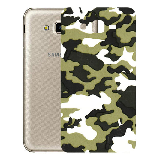 Samsung M/F/Note/Flip and C Phone Skins (All Models) - Camouflages White And Green - 3D Embossed Finish (L-243) Samsung Galaxy J7 Next
