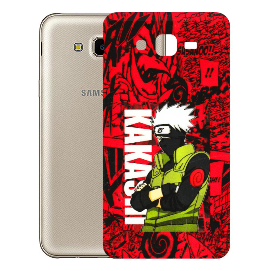 Samsung M/F/Note/Flip and C Phone Skins (All Models) - Kakashi Red Anime - 3D Embossed Finish (L-251) Samsung Galaxy J7 Next