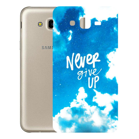 Samsung M/F/Note/Flip and C Phone Skins (All Models) - Never Give Up - 3D Embossed Finish (L-279) Samsung Galaxy J7 Next