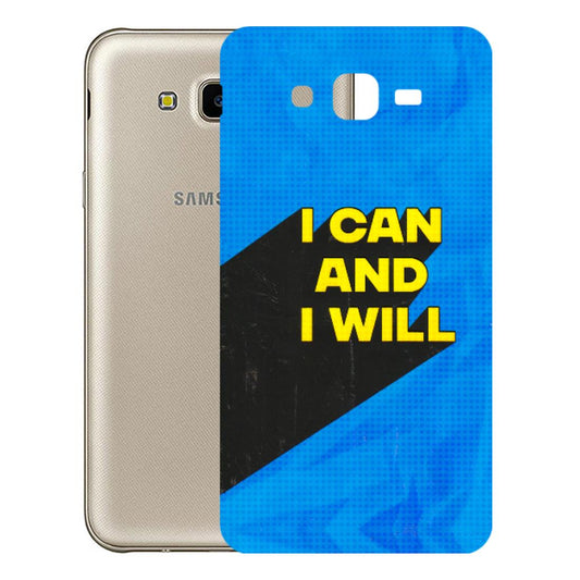 Samsung M/F/Note/Flip and C Phone Skins (All Models) - I Can And I Will - 3D Embossed Finish (L-281) Samsung Galaxy J7 Next