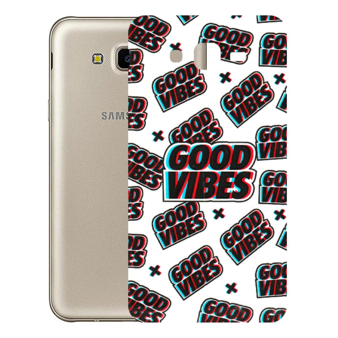 Samsung M/F/Note/Flip and C Phone Skins (All Models) - Good Vibes - 3D Embossed Finish (L-282) Samsung Galaxy J7 Next