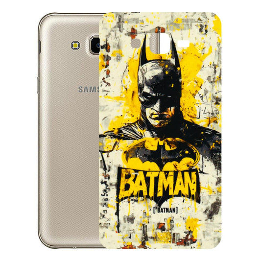 Samsung M/F/Note/Flip and C Phone Skins (All Models) - Batman Yellow BT - 3D Embossed Finish (L-304) Samsung Galaxy J7 Next
