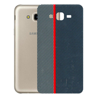 Samsung M/F/Note/Flip and C Phone Skins (All Models) - Blue Sober Lines - 3D Embossed Finish (L-305) Samsung Galaxy J7 Next