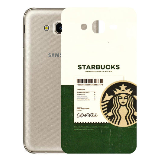 Samsung M/F/Note/Flip and C Phone Skins (All Models) - Starbucks Barcode - 3D Embossed Finish (L-308) Samsung Galaxy J7 Next