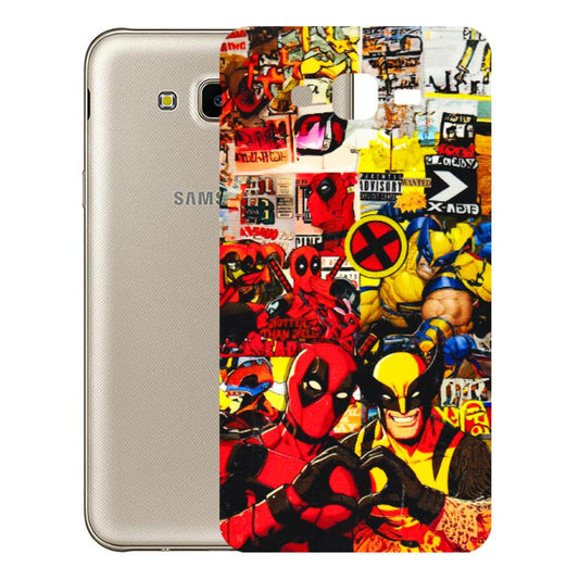 Samsung M/F/Note/Flip and C Phone Skins (All Models) - Spidy Wolverine - 3D Embossed Finish (L-310) Samsung Galaxy J7 Next