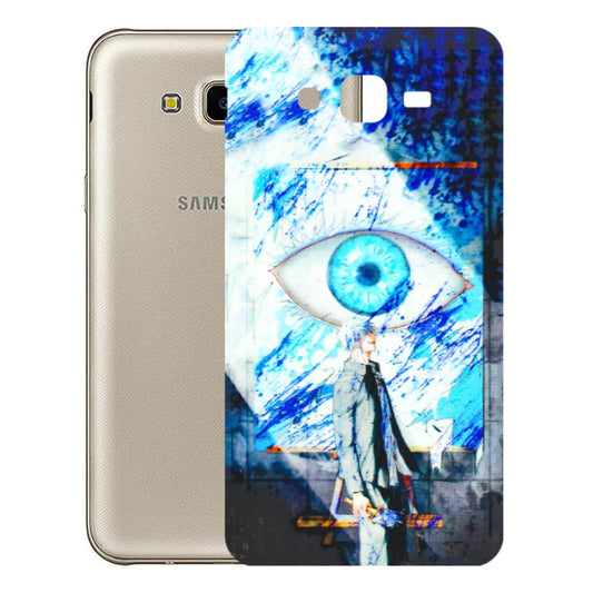 Samsung M/F/Note/Flip and C Phone Skins (All Models) - Anime Sea Blue Eye - 3D Embossed Finish (L-318) Samsung Galaxy J7 Next