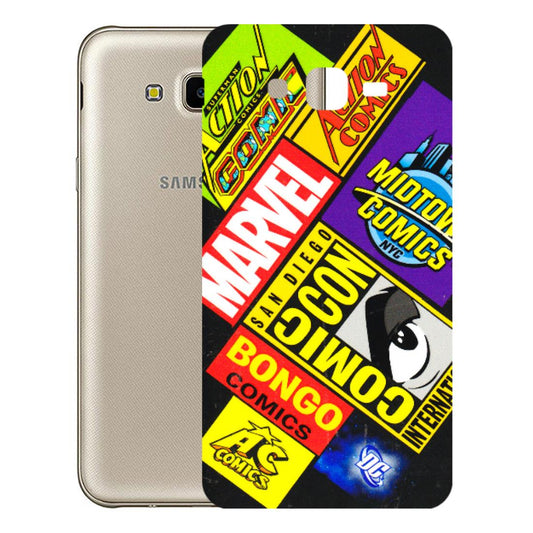 Samsung M/F/Note/Flip and C Phone Skins (All Models) - Bongo Comic Con - 3D Embossed Finish (L-325) Samsung Galaxy J7 Next