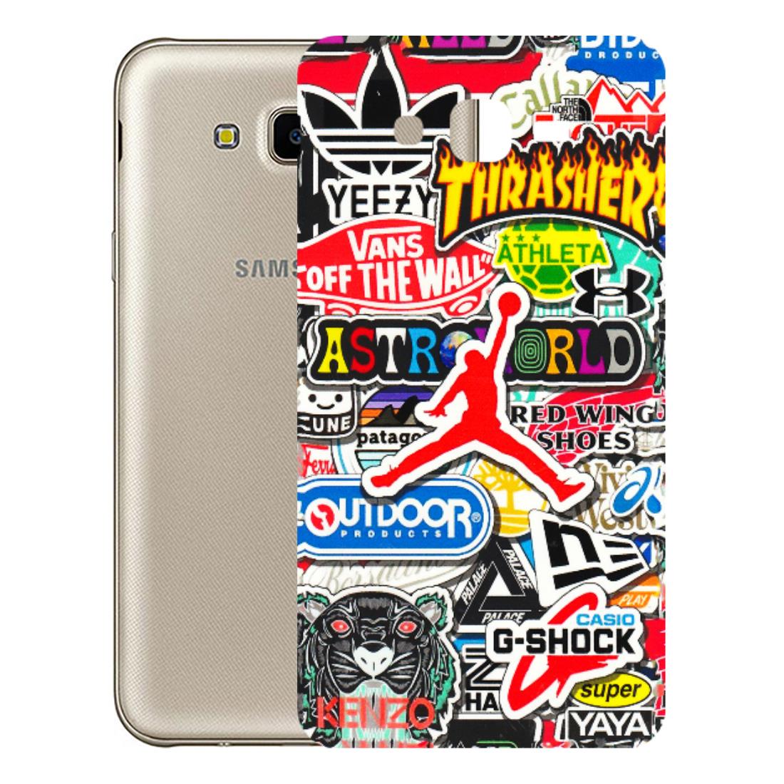 Samsung M/F/Note/Flip and C Phone Skins (All Models) - Multi Brands Sticker Graffiti - 3D Embossed Finish (L-37) Samsung Galaxy J7 Next