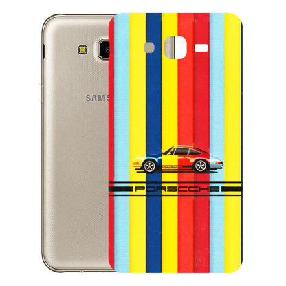 Samsung M/F/Note/Flip and C Phone Skins (All Models) - Multicolour Porche - 3D Embossed Finish (L-39) Samsung Galaxy J7 Next