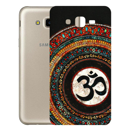 Samsung M/F/Note/Flip and C Phone Skins (All Models) - Aum Chant Abstract - 3D Embossed Finish (L-42) Samsung Galaxy J7 Next