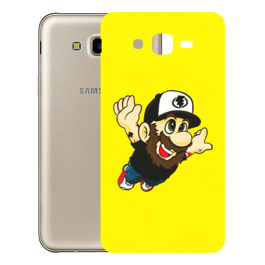 Samsung M/F/Note/Flip and C Phone Skins (All Models) - Flying Beardo - 3D Embossed Finish (L-60) Samsung Galaxy J7 Next