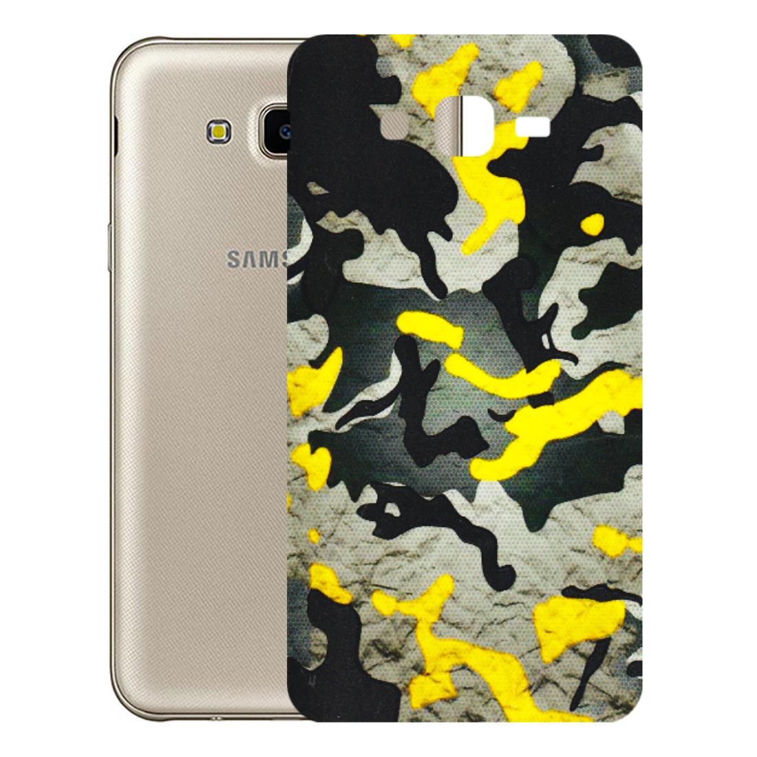 Samsung M/F/Note/Flip and C Phone Skins (All Models) - Yellow Camouflage - 3D Embossed Finish (L-61) Samsung Galaxy J7 Next