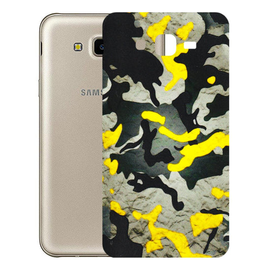 Samsung M/F/Note/Flip and C Phone Skins (All Models) - Yellow Camouflage - 3D Embossed Finish (L-61) Samsung Galaxy J7 Next