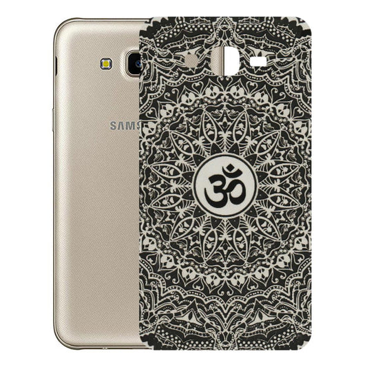 Samsung M/F/Note/Flip and C Phone Skins (All Models) - Aum Elegant Mandala - 3D Embossed Finish (L-62) Samsung Galaxy J7 Next