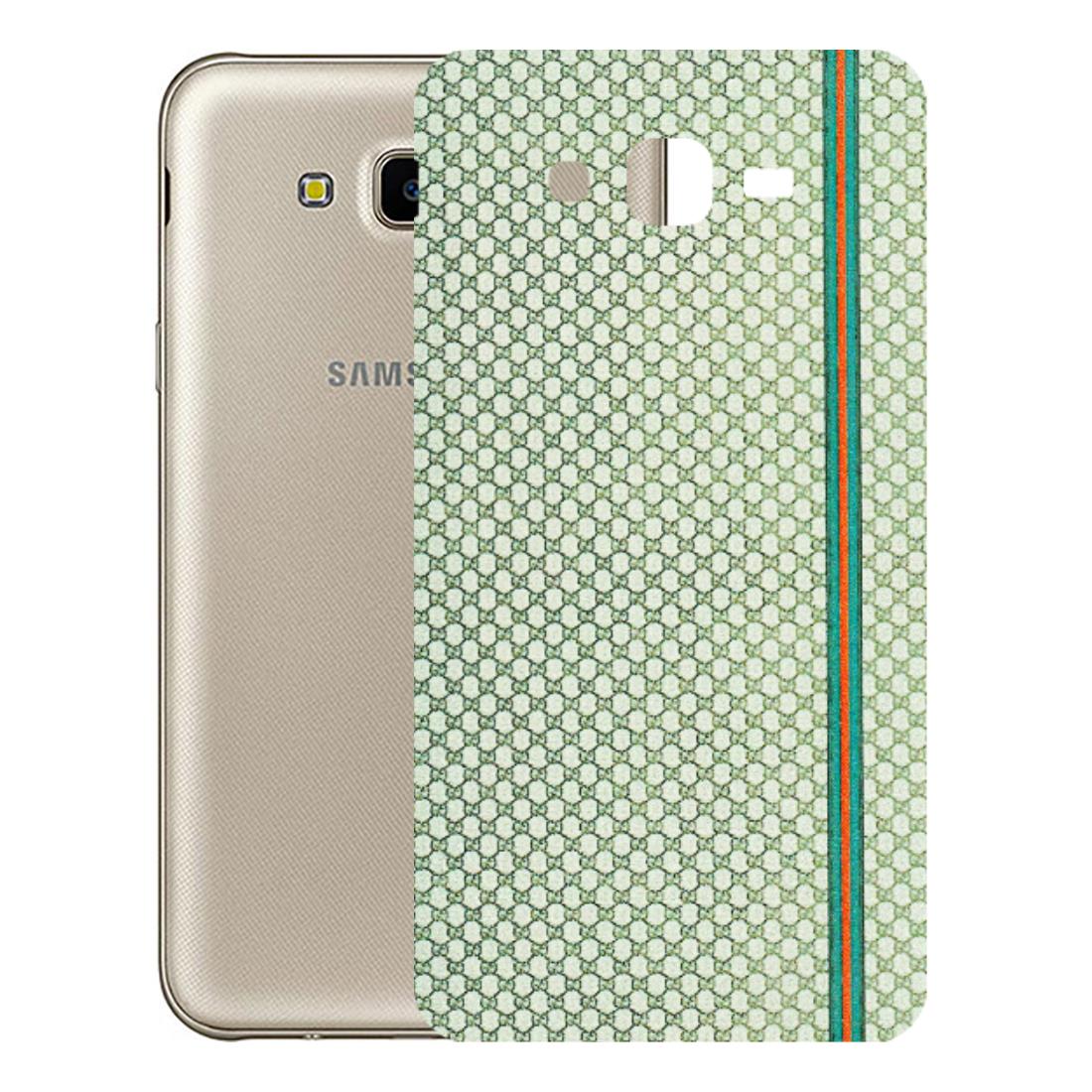 Samsung M/F/Note/Flip and C Phone Skins (All Models) - Gucci Fabric Pattern - 3D Embossed Finish (L-73) Samsung Galaxy J7 Next