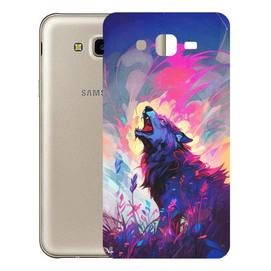 Samsung M/F/Note/Flip and C Phone Skins (All Models) - New Wild Wolf Abstract - Matte Finish (M-125) Samsung Galaxy J7 Next