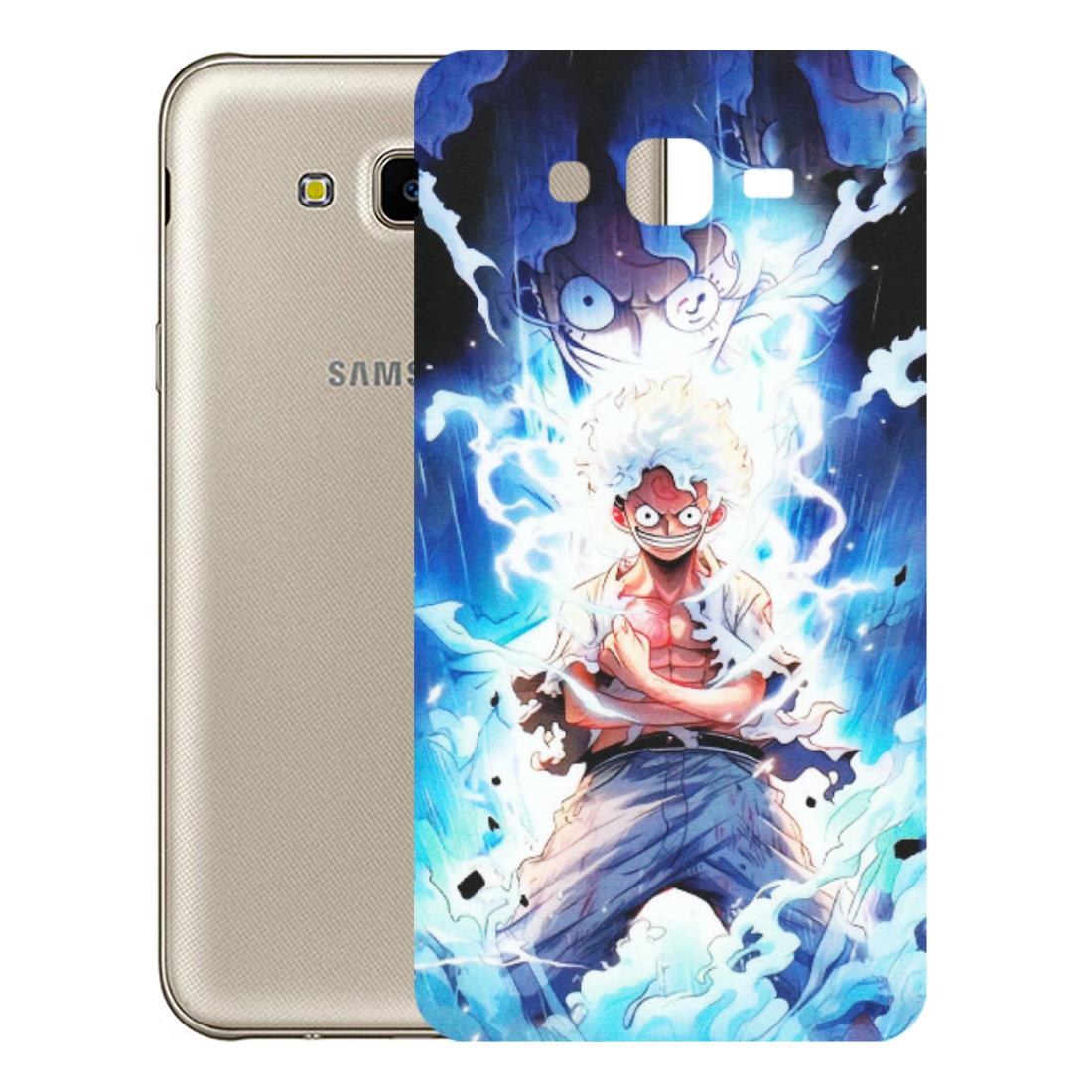 Samsung M/F/Note/Flip and C Phone Skins (All Models) - Blue Thunder Luffy Anime - Matte Finish (M-132) Samsung Galaxy J7 Next