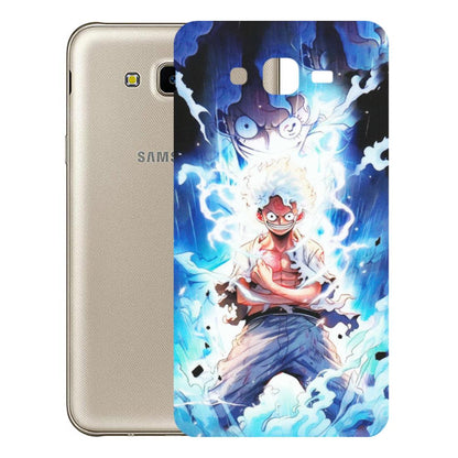Samsung M/F/Note/Flip and C Phone Skins (All Models) - Blue Thunder Luffy Anime - Matte Finish (M-132) Samsung Galaxy J7 Next