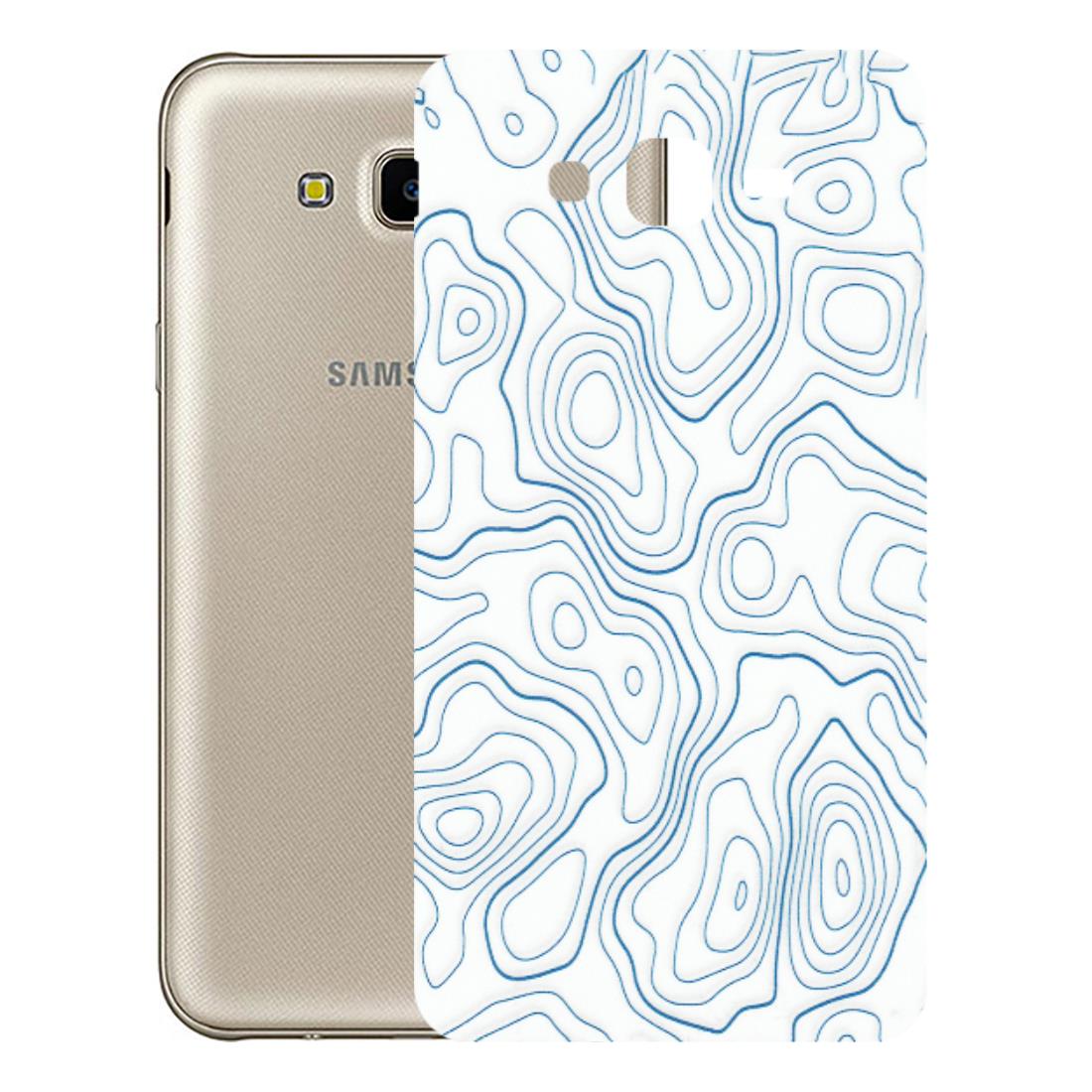 Samsung M/F/Note/Flip and C Phone Skins (All Models) - Blue And White Swirls - Matte Finish (M-139) Samsung Galaxy J7 Next