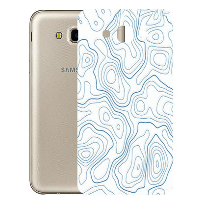 Samsung M/F/Note/Flip and C Phone Skins (All Models) - Blue And White Swirls - Matte Finish (M-139) Samsung Galaxy J7 Next