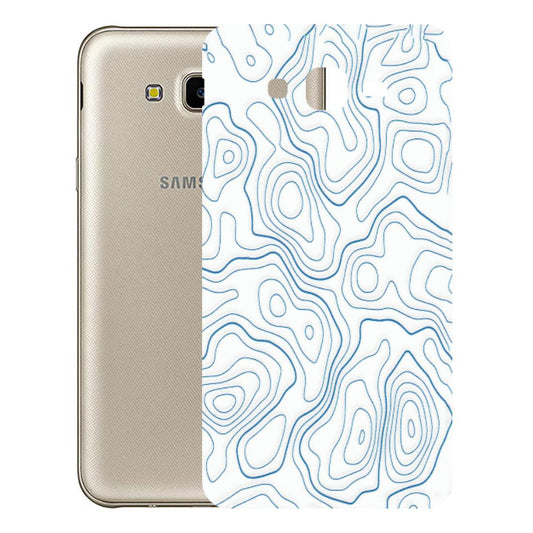 Samsung M/F/Note/Flip and C Phone Skins (All Models) - Blue And White Swirls - Matte Finish (M-139) Samsung Galaxy J7 Next