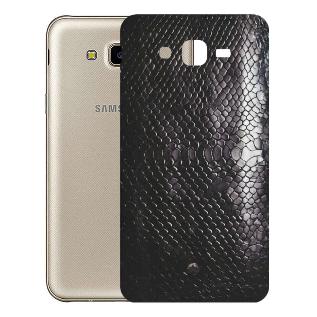 Samsung M/F/Note/Flip and C Phone Skins (All Models) - Black Snack Leather - Matte Finish (M-147) Samsung Galaxy J7 Next