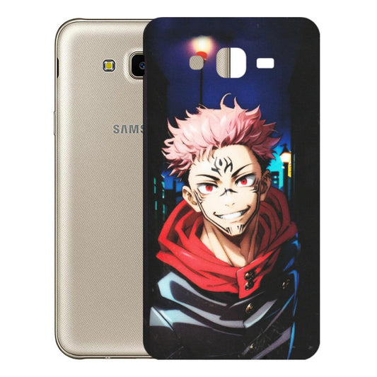 Samsung M/F/Note/Flip and C Phone Skins (All Models) - Yuji Itadori Funny Face Anime - Matte Finish (M-152) Samsung Galaxy J7 Next