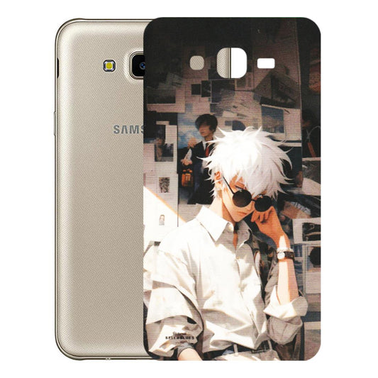 Samsung M/F/Note/Flip and C Phone Skins (All Models) - Gojo Satoru Jujustu Kaisen Anime - Matte Finish (M-156) Samsung Galaxy J7 Next