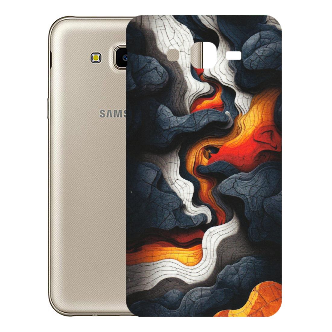 Samsung M/F/Note/Flip and C Phone Skins (All Models) - Abstract Volcanic Layers - Matte Finish (M-52) Samsung Galaxy J7 Next