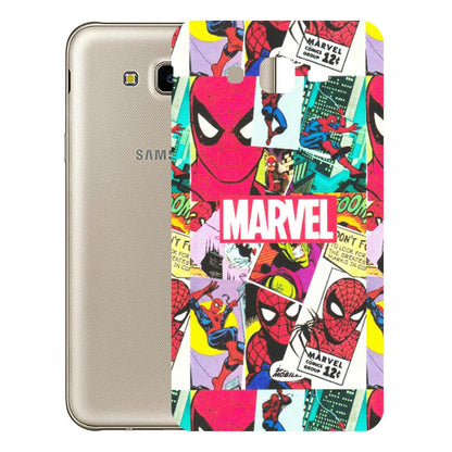 Samsung M/F/Note/Flip and C Phone Skins (All Models) - Marvel Comic Spiderman Grafitti - Matte Finish (M-72) Samsung Galaxy J7 Next