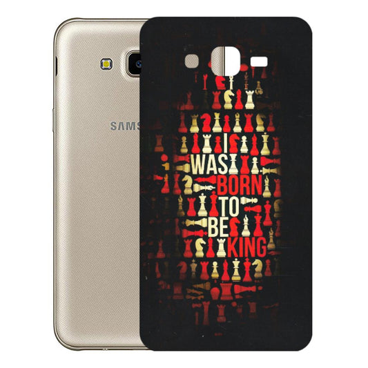 Samsung M/F/Note/Flip and C Phone Skins (All Models) - Born To Be King - Matte Finish (M-73) Samsung Galaxy J7 Next