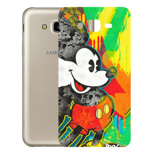 Samsung M/F/Note/Flip and C Phone Skins (All Models) - Multiple Mickey With Colourful Texture - Matte Finish (M-84) Samsung Galaxy J7 Next