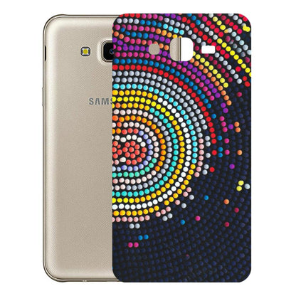 Samsung M/F/Note/Flip and C Phone Skins (All Models) - Rainbow Dot Mandala - Matte Finish (M-97) Samsung Galaxy J7 Next