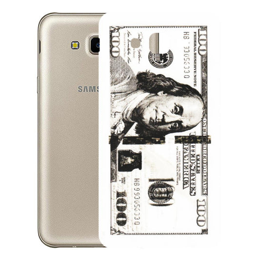 Samsung M/F/Note/Flip and C Phone Skins (All Models) - 100 Dollar Currency - Transparent Finish (T-01) Samsung Galaxy J7 Next