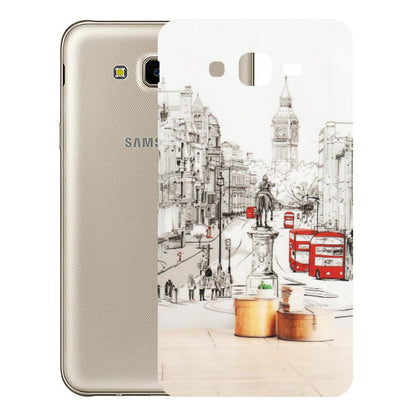 Samsung M/F/Note/Flip and C Phone Skins (All Models) - London Street - Transparent Finish (T-02) Samsung Galaxy J7 Next