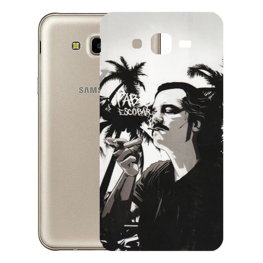 Samsung M/F/Note/Flip and C Phone Skins (All Models) - Pab Escobar - Transparent Finish (T-05) Samsung Galaxy J7 Next