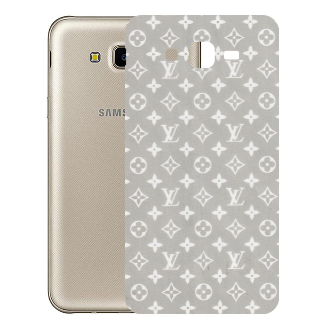 Samsung M/F/Note/Flip and C Phone Skins (All Models) - Luxury Brands Logo - Transparent Finish (T-07) Samsung Galaxy J7 Next