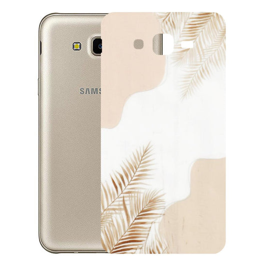 Samsung M/F/Note/Flip and C Phone Skins (All Models) - Gold Petals Abstract - Transparent Finish (T-08) Samsung Galaxy J7 Next