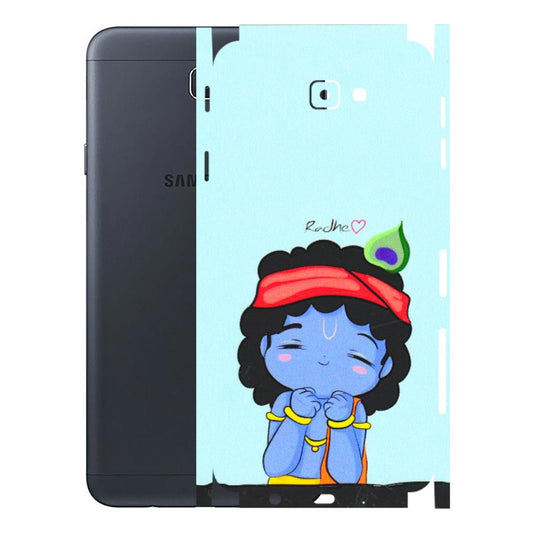Samsung M/F/Note/Flip and C Phone Skins (All Models) - Radhe Radhe Cute Toon - 3D Embossed Finish (L-05) Samsung Galaxy J7 Prime