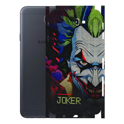 Samsung M/F/Note/Flip and C Phone Skins (All Models) - Joker Dot Matrix - 3D Embossed Finish (L-08) Samsung Galaxy J7 Prime