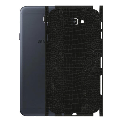 Samsung M/F/Note/Flip and C Phone Skins (All Models) - Snake Leather Black - 3D Embossed Finish (L-107) Samsung Galaxy J7 Prime