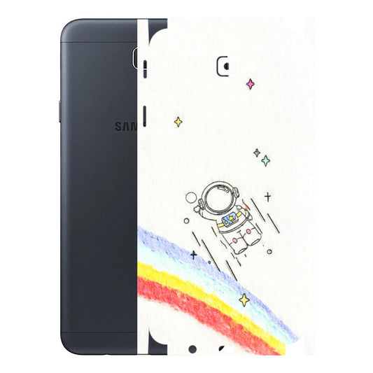 Samsung M/F/Note/Flip and C Phone Skins (All Models) - Milkyway Astronaut - 3D Embossed Finish (L-110) Samsung Galaxy J7 Prime