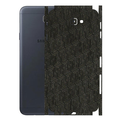 Samsung M/F/Note/Flip and C Phone Skins (All Models) - Black Abstract Pattern - 3D Embossed Finish (L-117) Samsung Galaxy J7 Prime