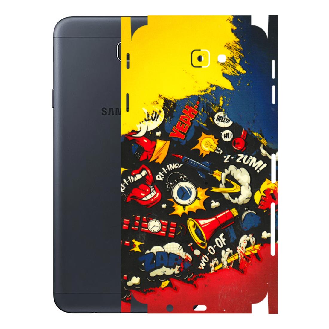 Samsung M/F/Note/Flip and C Phone Skins (All Models) - Pacific Doodle Art - 3D Embossed Finish (L-120) Samsung Galaxy J7 Prime