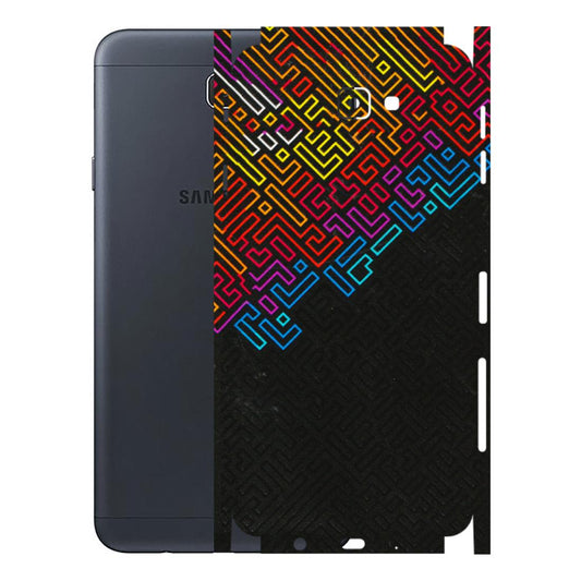 Samsung M/F/Note/Flip and C Phone Skins (All Models) - Dotme Pattern Art - 3D Embossed Finish (L-121) Samsung Galaxy J7 Prime