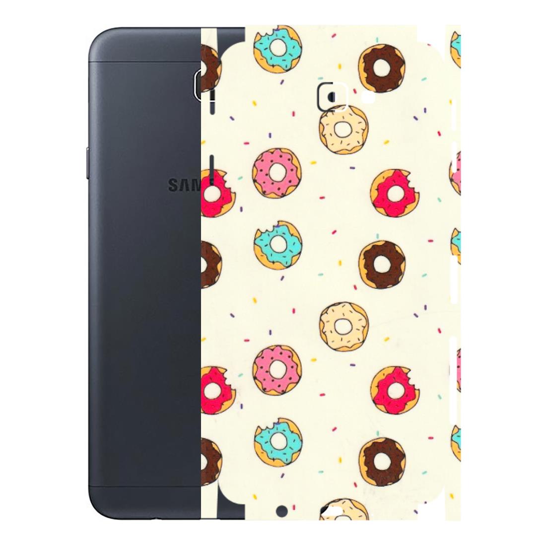 Samsung M/F/Note/Flip and C Phone Skins (All Models) - Mini Donuts Doodle Art - 3D Embossed Finish (L-122) Samsung Galaxy J7 Prime