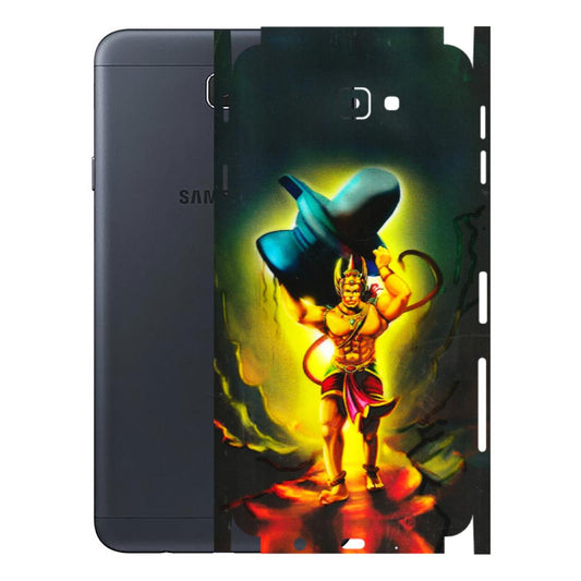Samsung M/F/Note/Flip and C Phone Skins (All Models) - Hanuman Ji - 3D Embossed Finish (L-128) Samsung Galaxy J7 Prime