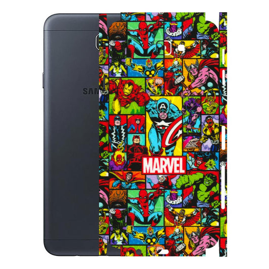 Samsung M/F/Note/Flip and C Phone Skins (All Models) - MARVELOUS Comic Characters - 3D Embossed Finish (L-129) Samsung Galaxy J7 Prime