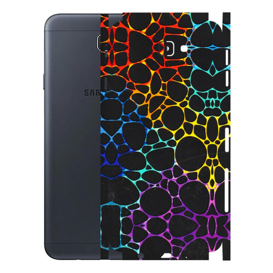 Samsung M/F/Note/Flip and C Phone Skins (All Models) - Abstract Art MultiColour - 3D Embossed Finish (L-133) Samsung Galaxy J7 Prime