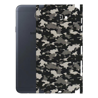 Samsung M/F/Note/Flip and C Phone Skins (All Models) - Black/Grey Camoflaunge - 3D Embossed Finish (L-142) Samsung Galaxy J7 Prime